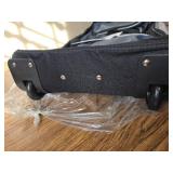 30 in. Blue/Gray 2-Section Drop-Bottom Duffel with Blade Wheels