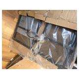 $170 Gtongoko 3-Panel Fireplace Screen w/ Doors, 51"W x 32"H, Black