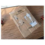 Simple Trending Rack with Wheels, Double Rod Garment Rack, Black