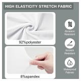 $109 100 Pcs Banquet Chair Covers Wedding, Polyester Spandex, White