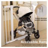 $55 Metal Baby Gate, 29-32, 30 Tall, Mounted, Auto-Close, BLACK in Color