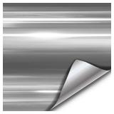 VViViD Gloss Chrome Silver Vinyl Wrap Adhesive Film Roll (3x5ft)