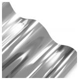 VViViD Gloss Chrome Silver Vinyl Wrap Adhesive Film Roll (3x5ft)