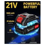 $150 Cordless Pole Saw & 2-in-1 Chainsaw, 2x21V Batteries (DHS4088)