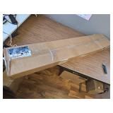 $196 2ft-4ft Cable Railing Kit with 33 Drilled Handrail, Black T304 SS