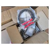 $196 2ft-4ft Cable Railing Kit with 33 Drilled Handrail, Black T304 SS