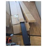 $196 2ft-4ft Cable Railing Kit with 33 Drilled Handrail, Black T304 SS