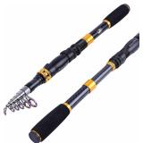 $70 TWO Pack Sougayilang Telescopic Rod - 24-Ton Carbon Ultralight Fishing Poles 9.9 ft
