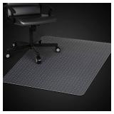 Azadx Clear Chair Mat for Low/Standard/No-Pile Carpets, 36x48"