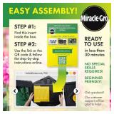 $70 Miracle-Gro Compost Tumbler - Single Chamber Easy-Turn Outdoor