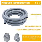 $80 PVC Liquid-Tight Conduit 2 in Dia, 25 ft Flexible PVC NM