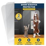 $56 PROTECTO 2 Pack 35.5x24 Door Protector for Dog Scratching
