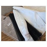 Sunshinecarpentry Fireplace Mesh Curtain, Two Panels, 21x24 FHL021