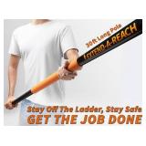 $120 5-30 ft Telescopic Extension Pole with Twist-On Metal Tip