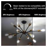 $59 TJOY 32 Pack Vintage Edison LED Bulbs, 60W Equivalent, E26 5000K