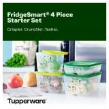 $80 Tupperware Fridgesmart 4-Piece Food Storage Set, Dishwasher Safe