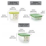 $80 Tupperware Fridgesmart 4-Piece Food Storage Set, Dishwasher Safe