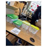 $80 Tupperware Fridgesmart 4-Piece Food Storage Set, Dishwasher Safe