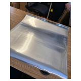 Stainless Steel Dishwasher Magnet Cover (23x25) Black Panel