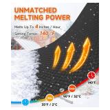 $79 Heated Snow Melting Mat for Stairs, 10x30, Outdoor Graphene 2.0