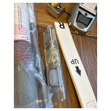 Retractable Baby Gate for Stairs, 55" Wide, 34" Tall, Grey Indoor