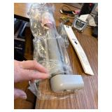 Retractable Baby Gate for Stairs, 55" Wide, 34" Tall, Grey Indoor