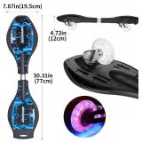 $50 Caster Board Deluxe Junior Skateboard with Illuminating Wheels