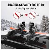 $110 Ski & Snowboard Roof Rack, 27.5