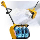$100 Cordless Snow Shovel for Dewalt 20V Max, 11 in Brushless Motor