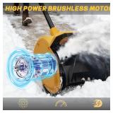$100 Cordless Snow Shovel for Dewalt 20V Max, 11 in Brushless Motor