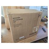 $117 Plates & Bowls Set for 8, 24-Piece Dinnerware, Sage Green