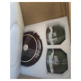 $117 Plates & Bowls Set for 8, 24-Piece Dinnerware, Sage Green