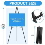 Easel Stand for Sign 70" Adjustable Portable Metal Easel 2-Pack