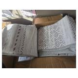 10x14ft! Area Rug Non-Slip Washable Low-Pile Area Rug, Grey