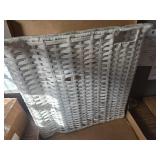 $75 Round Laundry Hamper 34.3 Gal (130 L) Wicker Basket with Handles