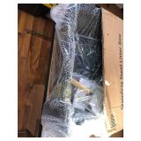 $64 Enclosed Cat Litter Box: Large Stainless Steel Anti-Leak All Black