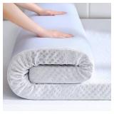 $86 SINWEEK 3-Inch Gel Memory Foam Mattress Topper Queen, Firm