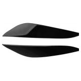 Headlight Eyebrow Trim for Tesla Model 3 2017-2021, Gloss Black