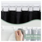 $46 Flexible Curtain Track, Divider Rods, Ceiling/Wall Mount, 12 ft