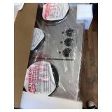 $88 Cusimax Hot Plate, Triple Burner, 7" Cast Iron Cooktop, 11-Temp