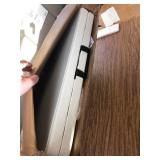 $49 Folding Table 4-Foot Portable Heavy-Duty Plastic Fold-in-Half