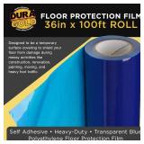 Dura-Gold Floor Protection Film, 36 in x 100 ft, Clear