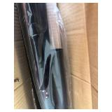 Umimile Tension Curtain Rod, 51-126 in, 1.26 in Dia, Black