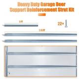 $102 LAJIAOZ 16ft Garage Door Strut - Heavy Duty Reinforcement