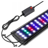 $47 AQQA Aquarium Light, Full Spectrum LED, 12-54" Adjustable, 14-31W