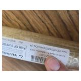 ALIUNI Window Privacy Film - Frosted, Non-Adhesive, Gold, 35.4x157.4in