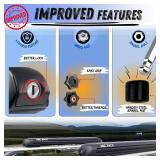 $160 36" Black Low-Profile Ski Rack for Car Roof; 6 Skis/4 Snowboards