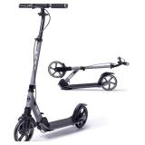 $84 Aero Big Wheels Kick Scooter 6+ Teens & Adults, Light-Up, Foldable