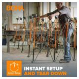 $201 Steel Centipede Sawhorse, 30x48x96 in, with Accessories