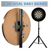 $50 Turnart Dartboard Stand, 4kg Holder, Adjustable 106 200 cm